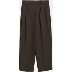 Bundfaltenhose Braun 34