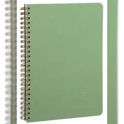 Clairefontaine 5x Spiralbuch Age Bag A5 kariert 50 Blatt - Grün 785323C
