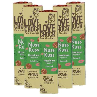 Lovechock Nuss Kuss x5 5x40 g Schokolade