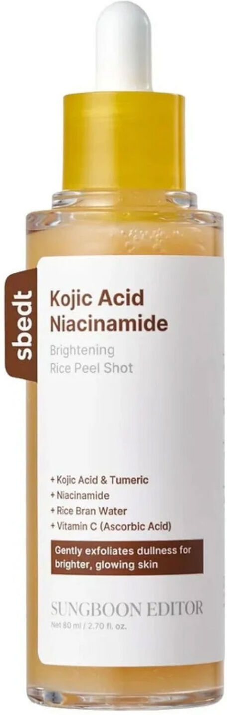 SUNGBOON EDITOR Kojic Acid Niacinamide Brightening Rice Peel Shot 80ml