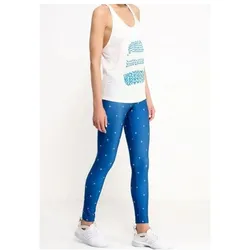 Reebok, Damen, Tights, Damen-Leggings, lang, blau (S), Blau