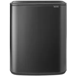 Brabantia Bo Waste Bin, Abfalleimer, Grau