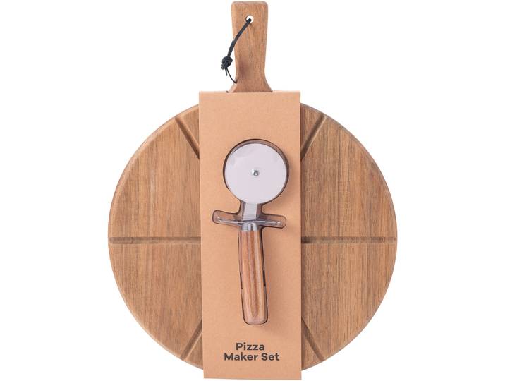 Pizzaschneider-Set 2-teilig