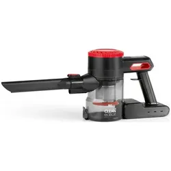 CleanMaxx Akku-Hand- und Stielsauger mit 2-fach-Filter, Rot, Staubsauger, Rot