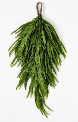 Worth Imports "31"" Artificial Christmas Spruce Cedar Teardrop Swag - 31"