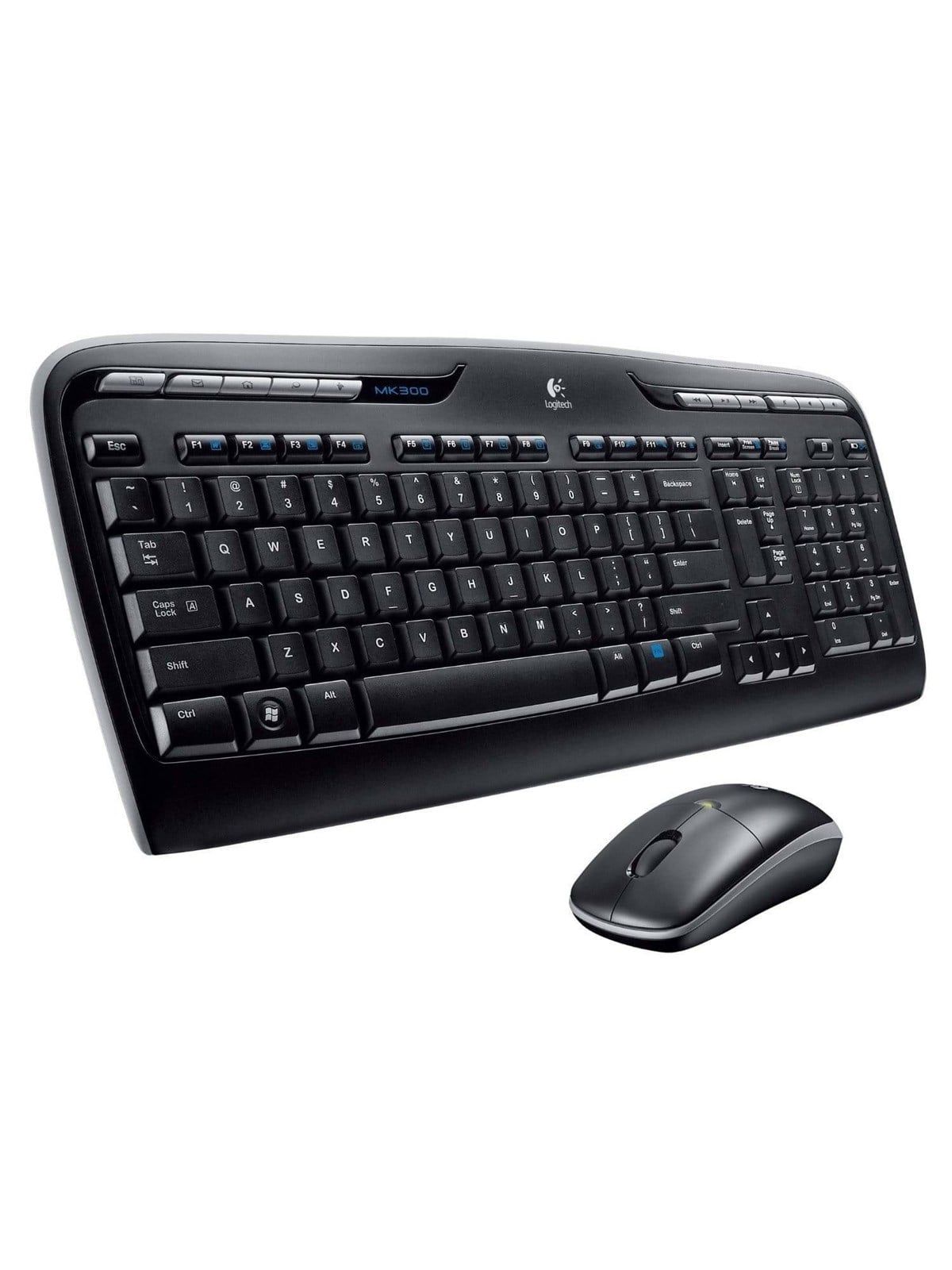 Logitech MK330 Wireless Combo - DE - Tastatur & Maus Set - Deutsch - Schwarz