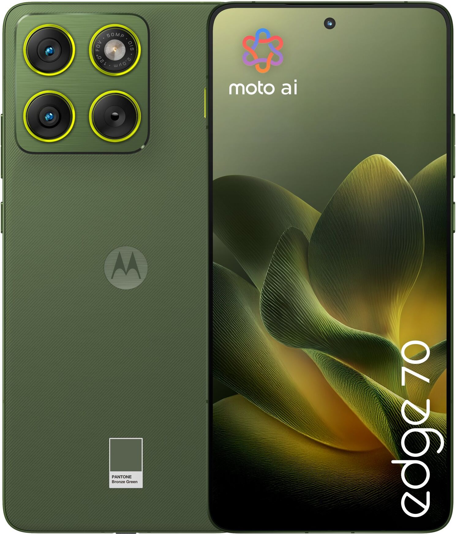 Smartphone Motorola PBA50063IT EDGE 70 Pantone bronze green