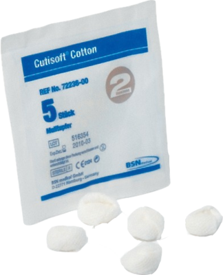 BSN medical GmbH CUTISOFT Cotton Tupfer steril walnussgroß 2+3 42X5 St 07241072