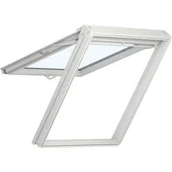 VELUX Austauschfenster VKU 0081 Klapp-Schwingfenster Kunststoff Dachfenster, 93x124 cm (Y65)
