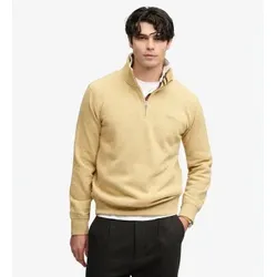 Superdry für Herren. M2014700A Essential Serif Logo Half-Zip-Sweatshirt beige (XL), Lässig, Baumwolle