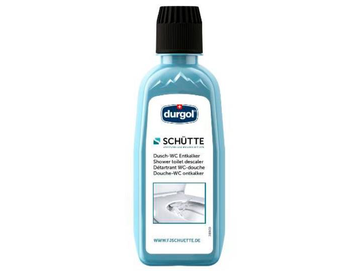 Entkalker SCHÜTTE Dusch-WC Entkalker , blau (transparent), B:6cm H:9cm T:24cm, Reinigungsmittel, Entkalker