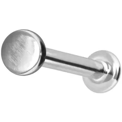 14 Karat Gold Labret mit Innengewinde DISC