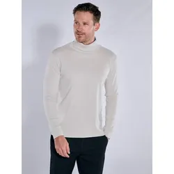 engbers Herren Langarm-Shirt mit Rollkragen Grau regular uni Rollkragen - XL