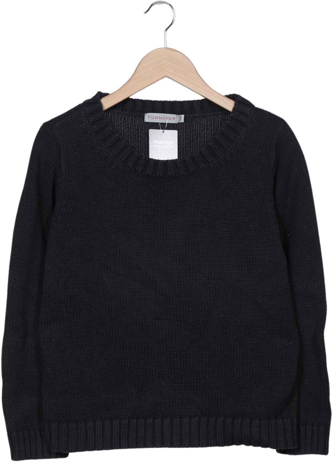 Turnover Damen Pullover, Marineblau, Gr. L, Baumwolle - Second Hand