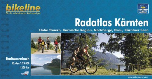 Esterbauer - bikeline Radtourenbuch, Radatlas Kärnten; Hohe Tauern, Karnische Region, Nockberge, Drau, Kärntner Seen, wetterfest/reißfest - Preis vom 30.09.2026 09:01:18 h