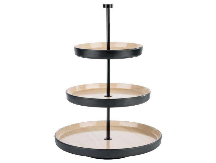 Etagere Frida 3-stufig Ø 20cm Beige