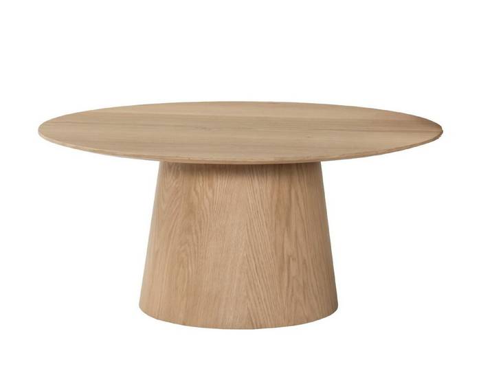 Natur24 Couchtisch Novero Couchtisch 80 x 80 x 38 cm Eichenholzfurnier Natur