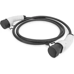 Digitus, Elektroauto Ladekabel, Einphasig 32A - Ladekabel Typ 2 auf Typ 2 (Typ 2, 7.40 kW, 32 A, 7.50 m)
