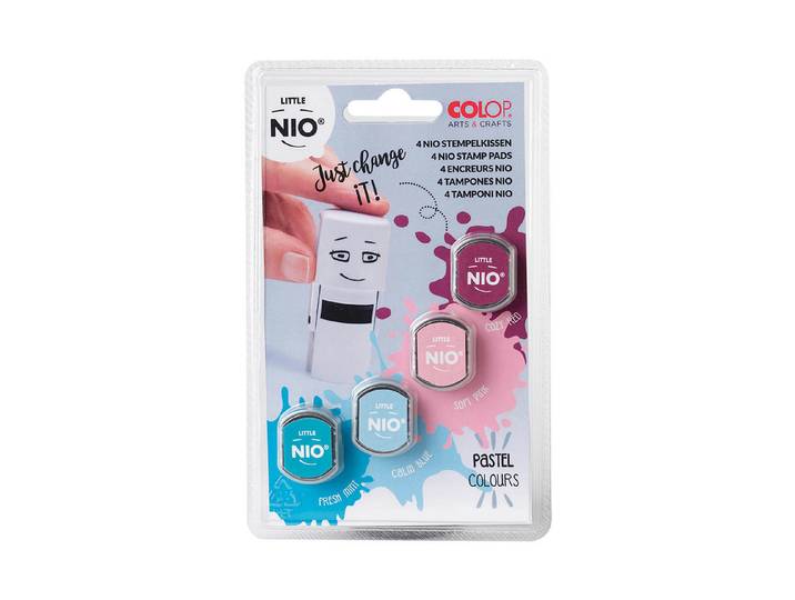 Colop Little NIO Stempelkissen Pastell 4 Stück
