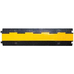 Walther Kabelbrücke, gerade, 1 m, schwarz/gelb, Achslast bis 9 t