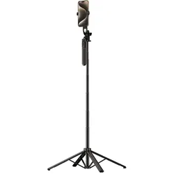 Hurtel WH181-Y1S Teleskop-Selfie-Stick, Selfie Stick, Schwarz