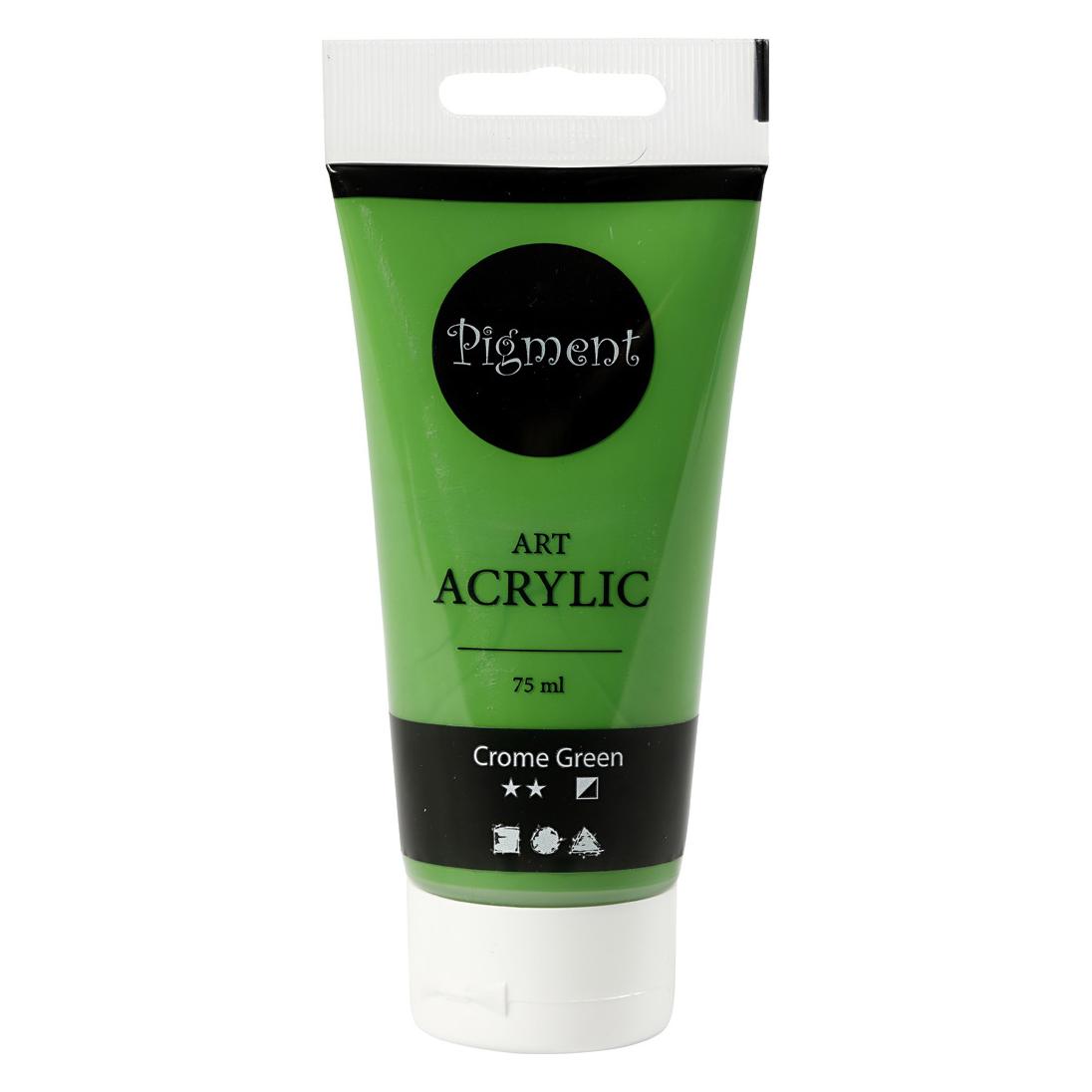Creativ Company Pigment Art Acrylverf Crome Groen, 75ml (75 ml) (35152)