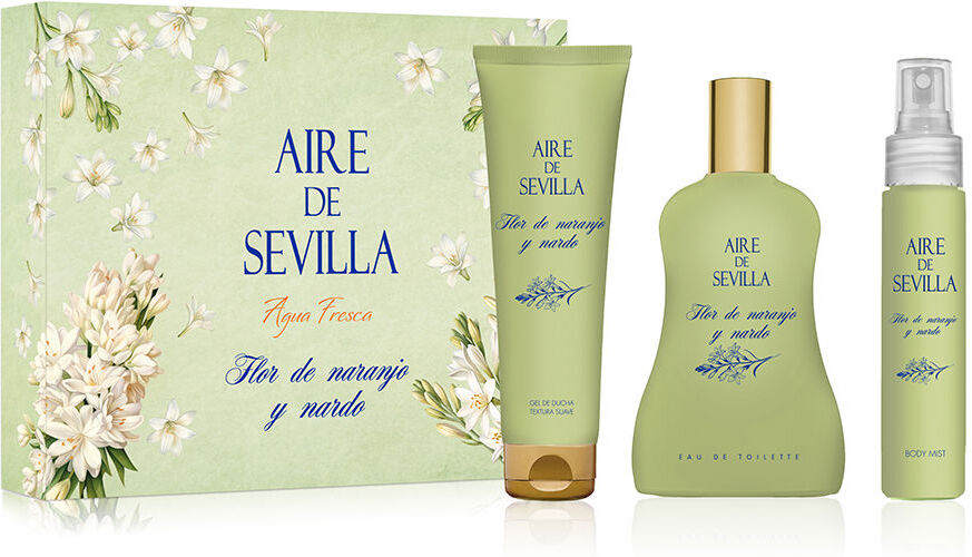 Aire Sevilla Coffret cadeau Fleur d’oranger et tubéreuse (3 pièces)
