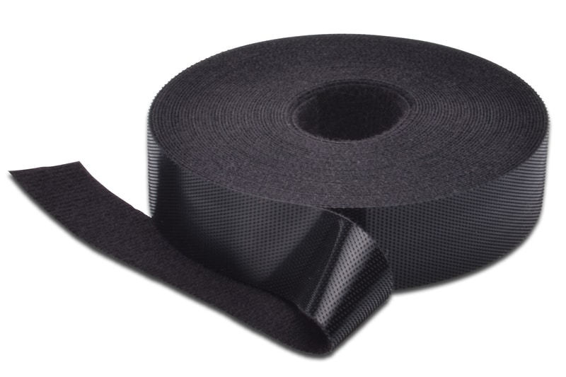Digitus Velcro Klettband 10m Rolle, 20mm breit schwarz DN-CT-10M-20