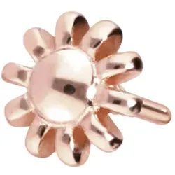 14 Karat Gold Schraubaufsatz mit Außengewinde BLUME