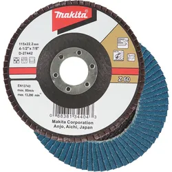 Makita Fächerschleifscheibe 180mm Z60 - D-27545