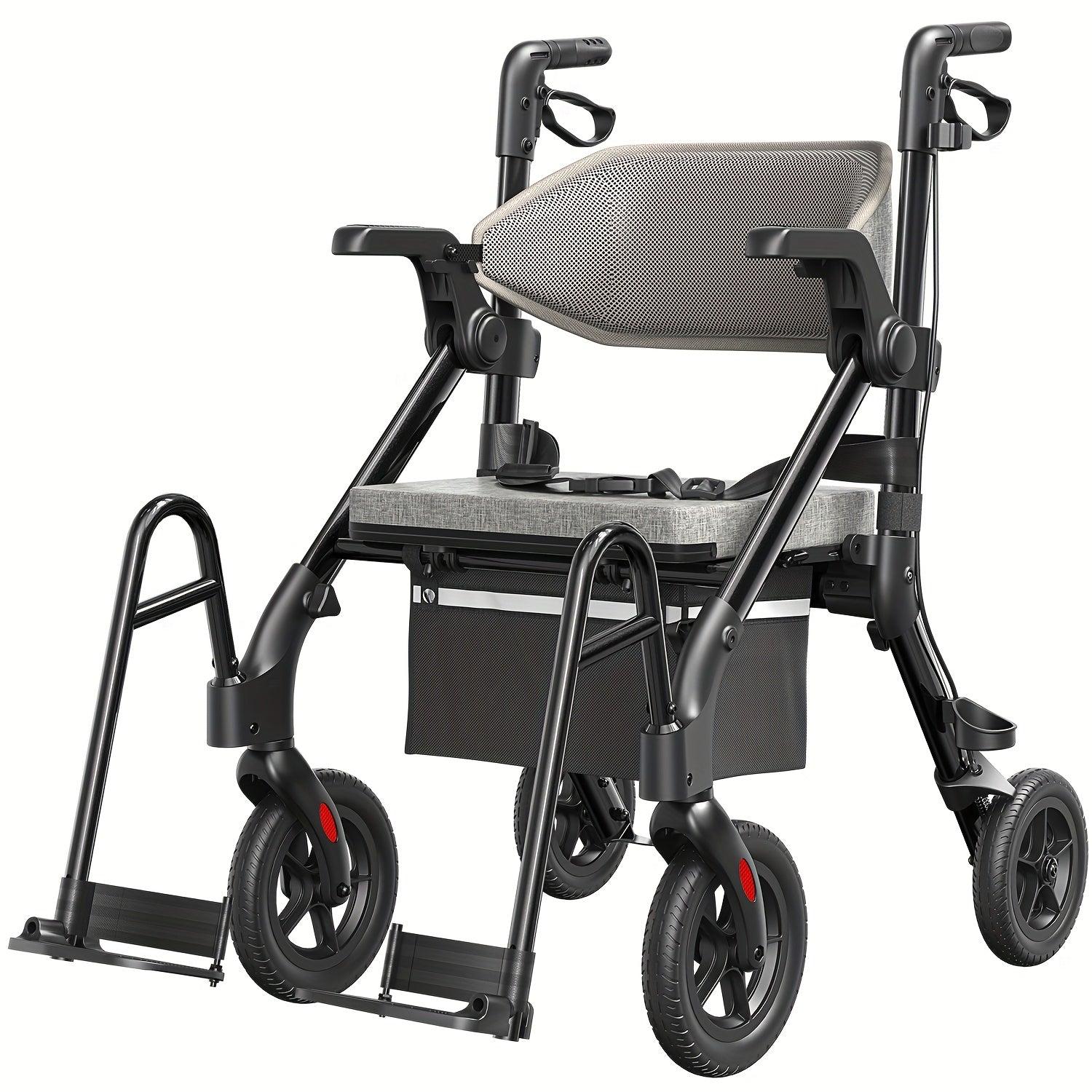 Rollator - Gehhilfe - Mobilitätshilfe - Gehstöcke - Transportstuhl - Leicht und faltbar