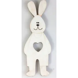 Krenz Hase, 15 cm, creme Wood