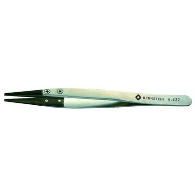 Bernstein Tools for Electronics 5-432 Präzisionspinzette Stumpf 125mm