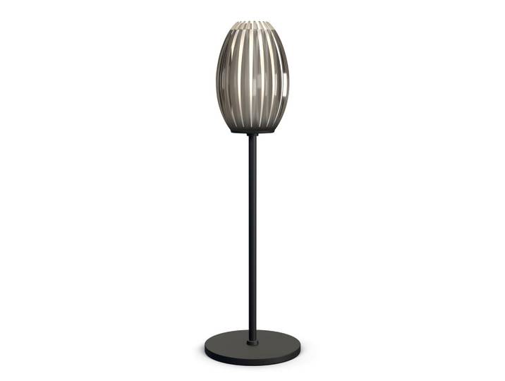 Belid Tischleuchte Tentacle, Schwarz, Dunkelbraun, Metall, Kunststoff, 50 cm, CE, Lampen & Leuchten, Innenbeleuchtung, Tischlampen, Tischlampen