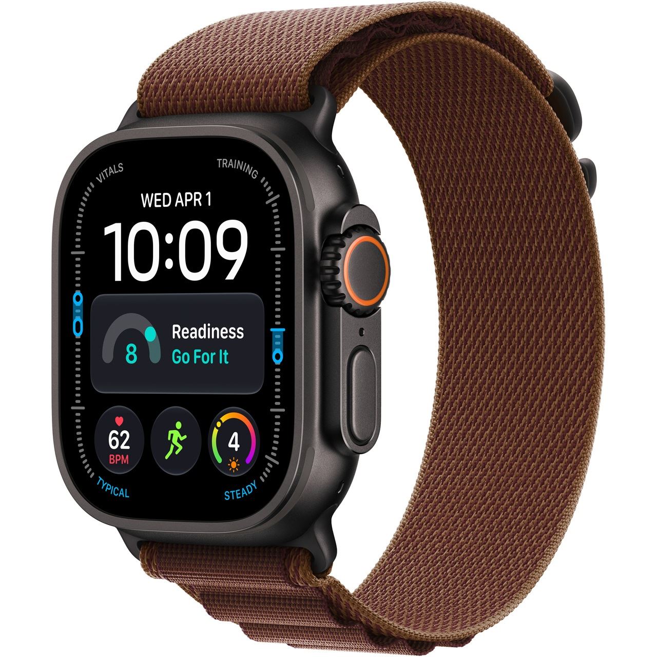 Apple Watch Ultra 4 2026 Titanium Cellular 49mm Natur (Alpine Loop burgunder) M
