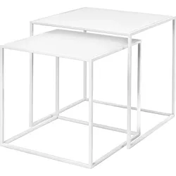 Fera Beistelltisch-Set weiß 2 St.