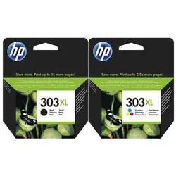 HP, Druckerpatrone, Original 303 xl Tinte Patrone Set (BK, C, M, Y)