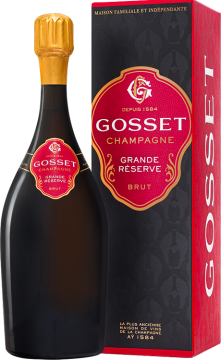 Champagne Gosset Magnum - Champagner Gosset - Grande Réserve - Mit Etui - 1.5L Champagne