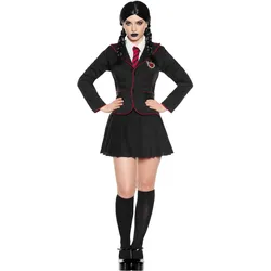 Underwraps Gothic Schoolgirl Kostüm (M)