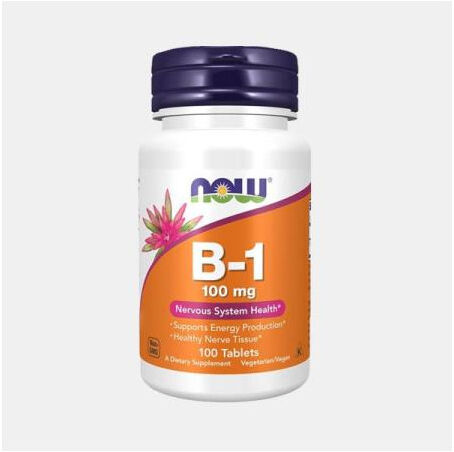 NOW VITAMINA B1 100mg 100 COMPRIMIDOS