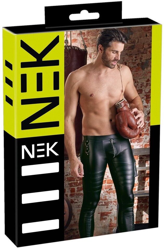 NEK Pantalon slim homme style biker