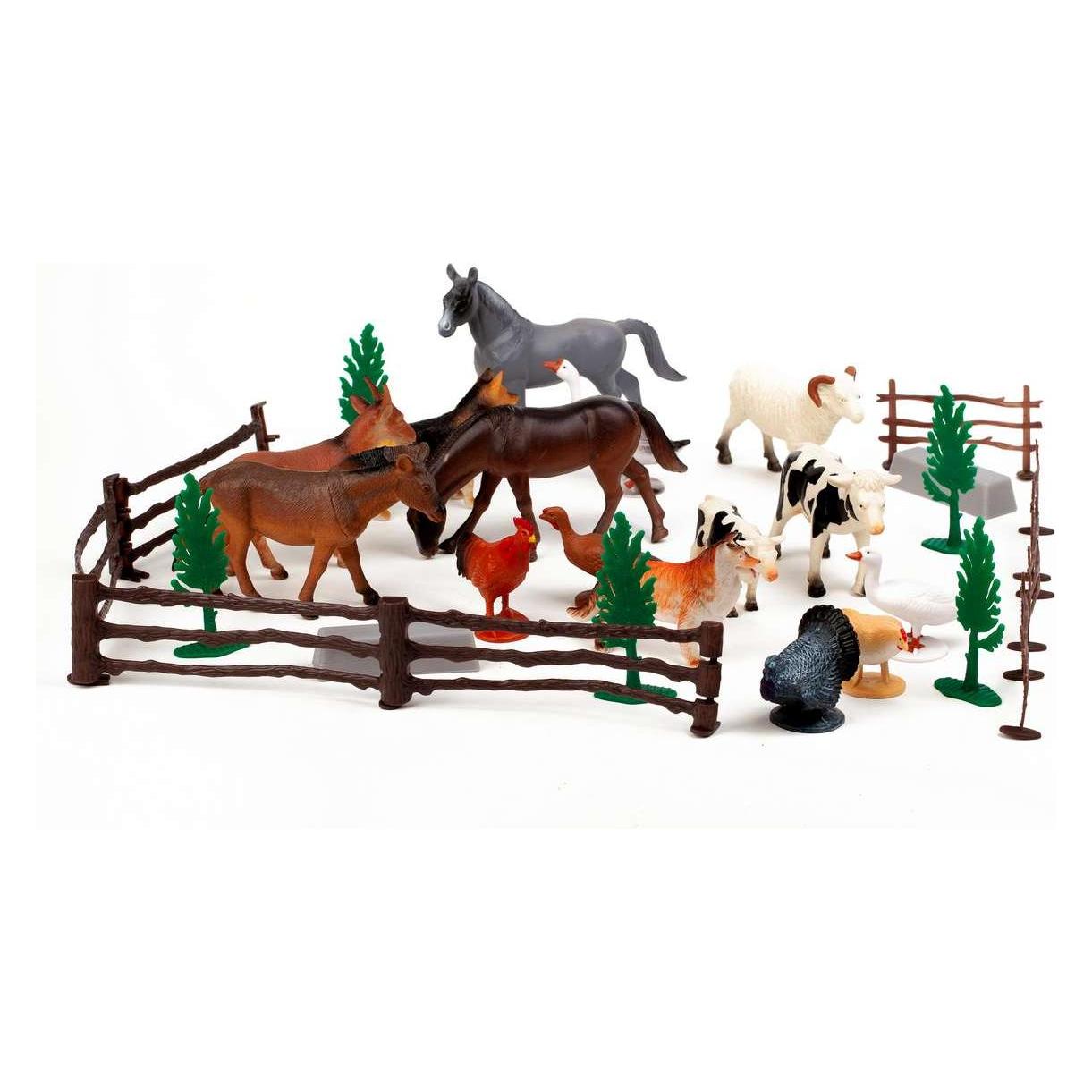 Toymax Farm animals 30pcs in 3,2L bucket (D6603)