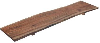 IH Casa Decor Acacia Wooden Live Edge Rectangular Serving Board Large