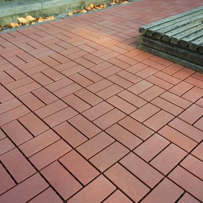 FUNDIN Outdoor Plastic Interlocking Deck Tiles Patio Decking Tiles for Poolside Balcony Backyard (44 Pack）