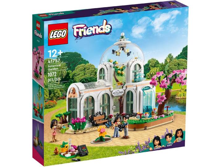 LEGO® LEGO® Friends 41757 Botanischer Garten Konstruktionsspielsteine, (1072 St)