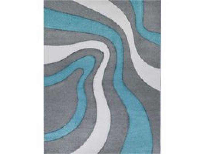 Tapis moderne Diamora turquoise 60x110 cm