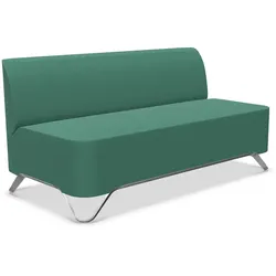 Profim Softbox 2B Sofa 2-Sitzer ohne Armlehne, Kufengestell frei konfigurierbar