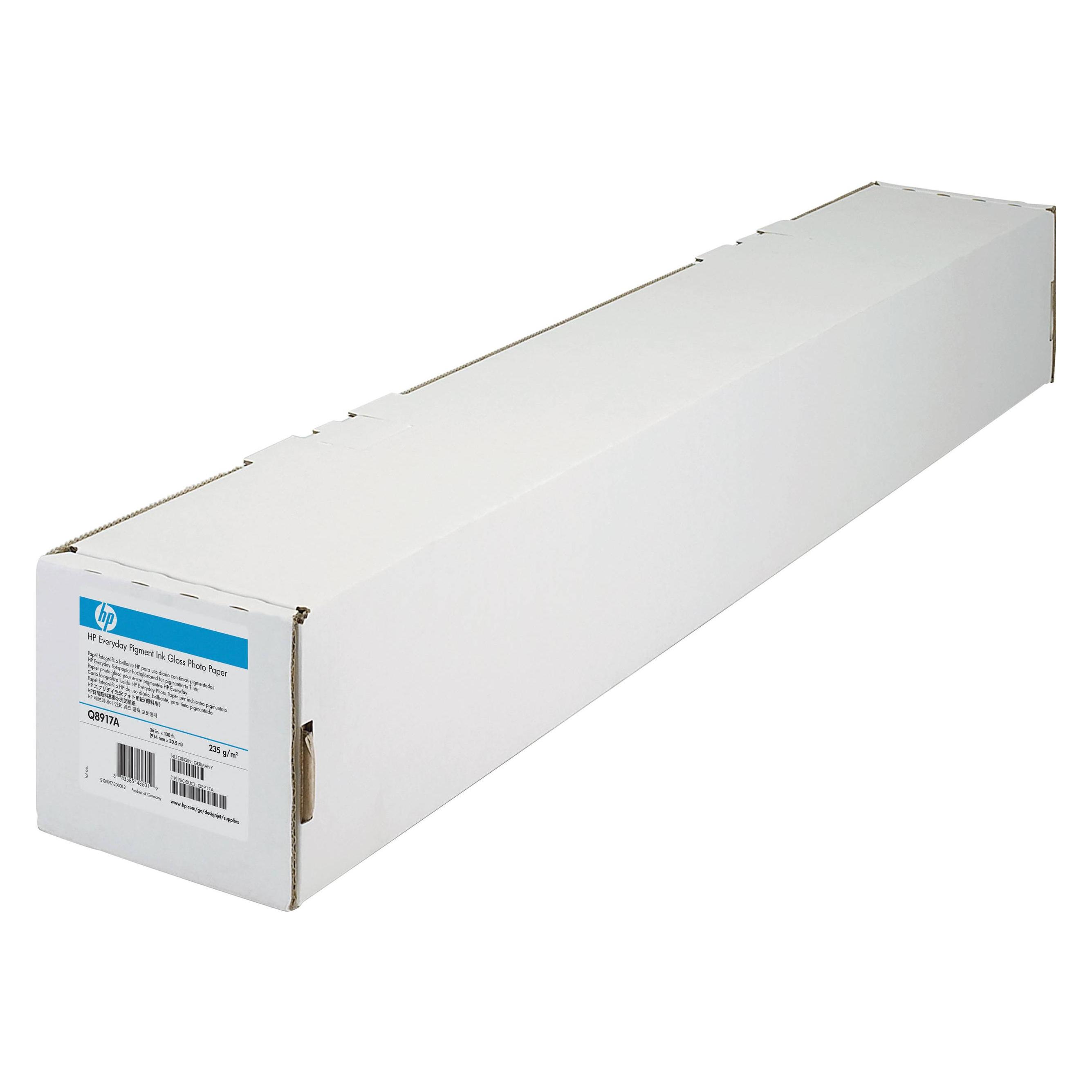 HP Everyday Instant-dry Gloss Fotopapier-914 mm x 30.5 m (235 g/m², Spezial) (Q8917A)