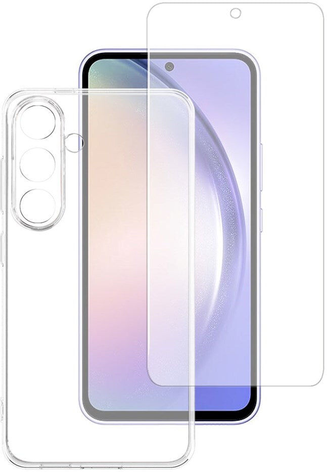 Samsung Galaxy A35 4smarts Second Glass X-Pro 360° Protection Sæt (Case + Hærdet Glas)