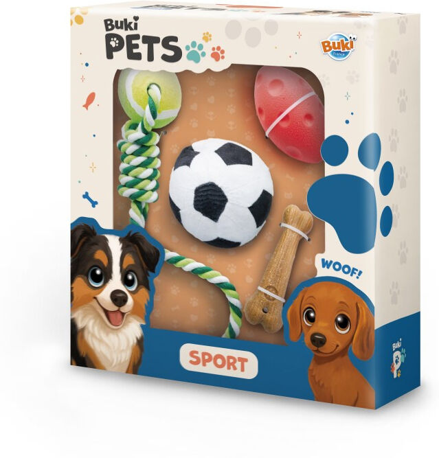 Buki France Jouets pour chien - coffret sport Buki